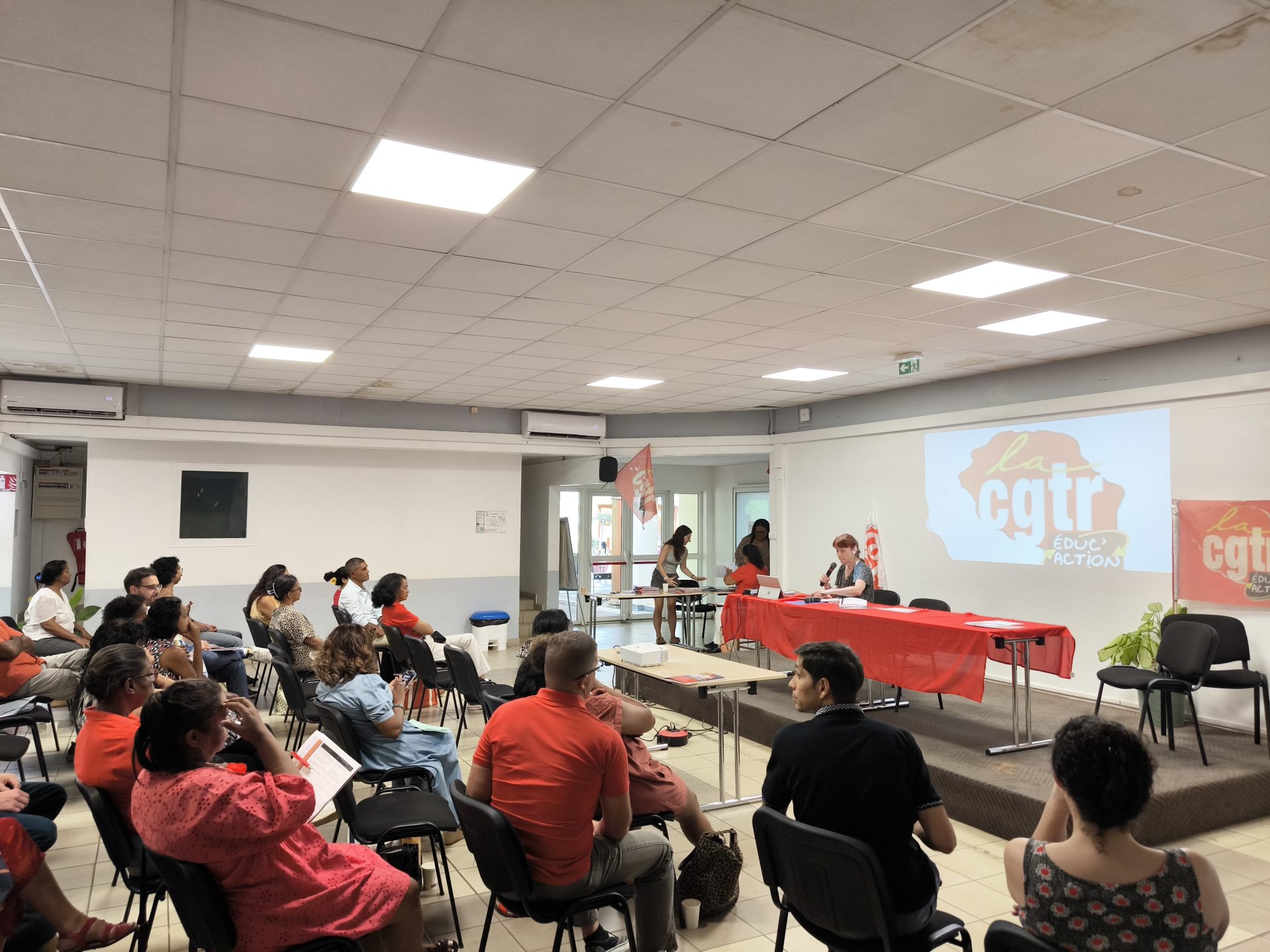 Solidarité entre la CGTR Éduc'action et la FERC-CGT, La Réunion 2026
