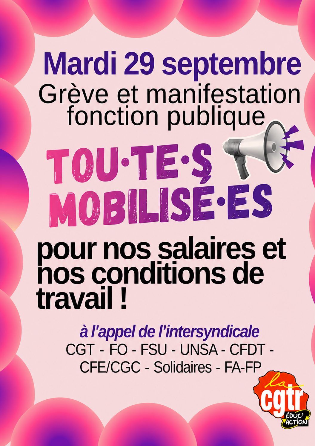 29 septembre : les ATSS en grève pour les salaires et les conditions de travail