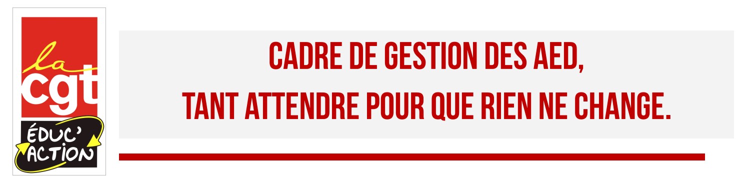 Communiqué de presse AED gestion